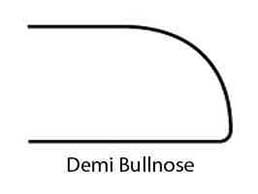 Countertop Edge Profile - Demi Bullnose