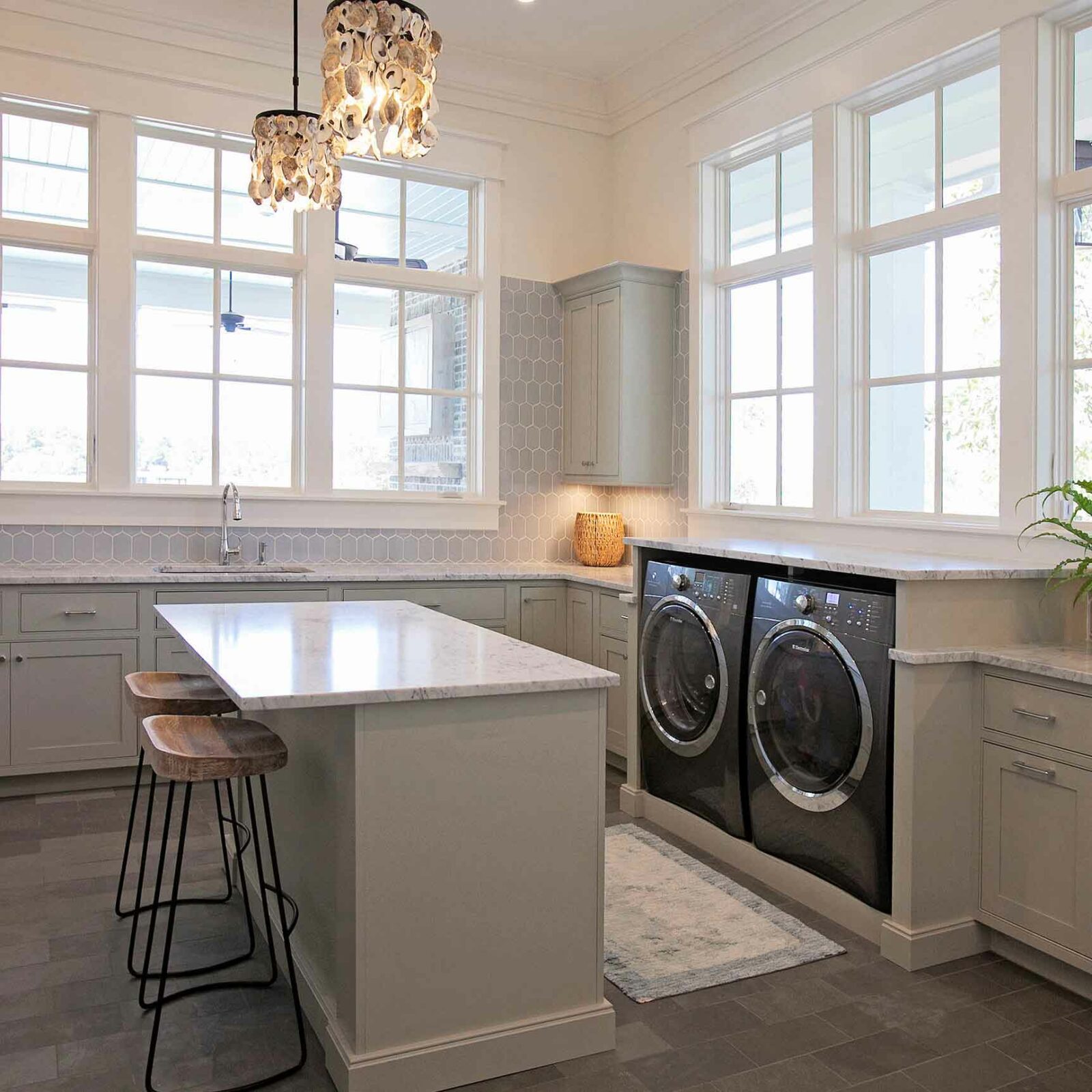 Laundry room cabinets | Color Interiors