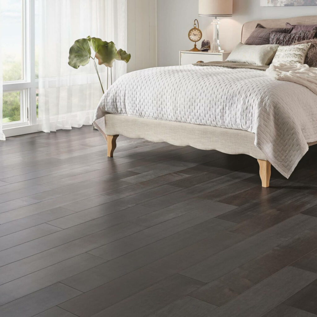 Bedroom hardwood flooring | Color Interiors