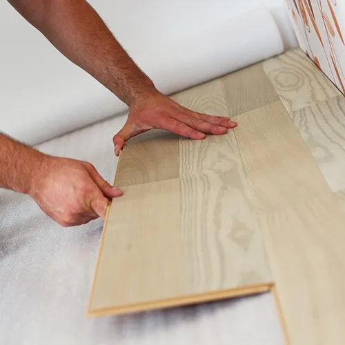 Laminate-DuringInstall Laminate Installation | Color Interiors