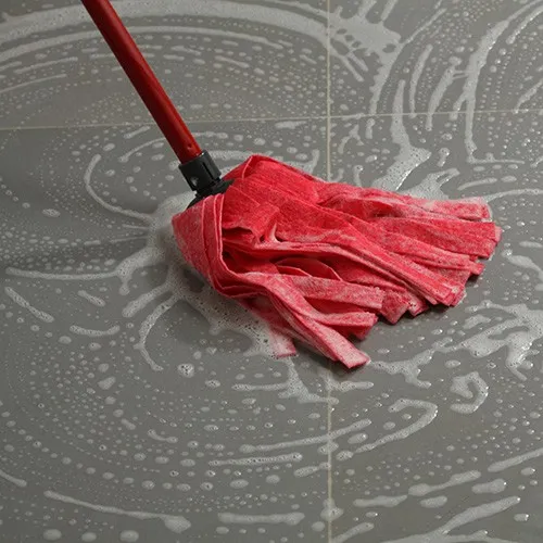 Mopping Tile Flooring | Color Interiors