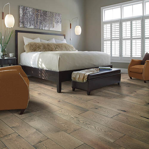 Hardwood flooring in bedroom | Color Interiors