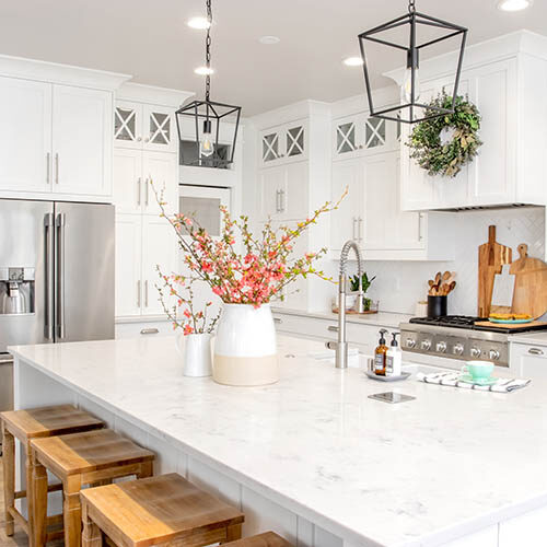 White interior in kitchen | Color Interiors